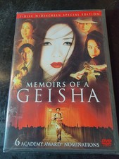 Memoirs of a Geisha (DVD, 2006, 2-Disc Set, Widescreen) NEW! *BUY 2 GET 1 FREE*