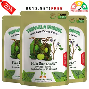 '' Triphala + Guggul '' Capuchons 6000mg (600mg 10Ext) - Contrôle &cholesterol - Bild 1 von 4