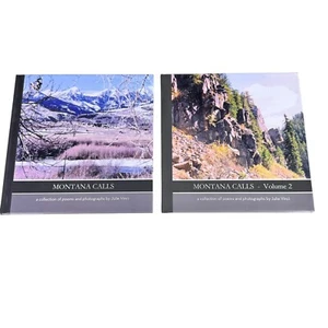 Montana Calls Volume I & II Poems Photographs Julie Vinci HC - Picture 1 of 8