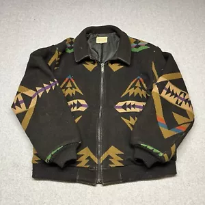 PENDLETON HIGH GRADE WESTERN WEAR Aztec Navajo/Southwestern Wool Jacket Sz L - Picture 1 of 11