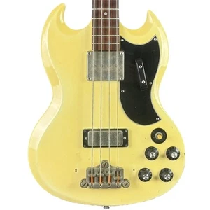 Bajo Greco EB-3 SG 1986 - blanco vintage - Imagen 1 de 8