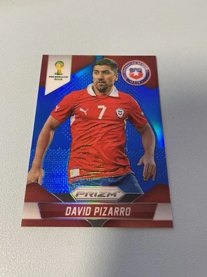 2014 Panini Prizm World Cup Blue Prizm /199 David Pizarro Chile - Image 1 of 3