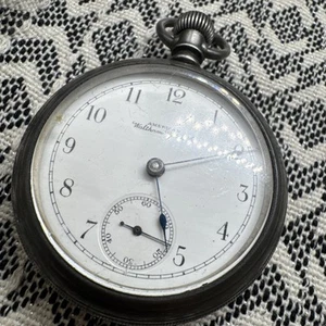 Waltham Grade 20 Pocket Watch For Repair #3659 - Picture 1 of 6