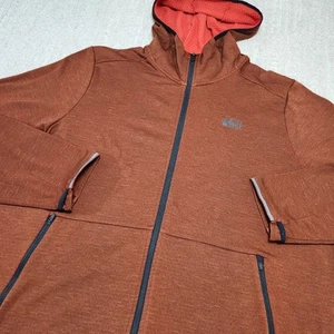 REI Co-Op Jacket Men XL Active Pursuits Cooper Tech Knit Full Zip Hoodie Hiking - Picture 1 of 9