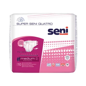 6x Super Seni Quatro Inkontinenzhosen, Größe S-XL - 10 Stück - M | Packung (10 - Bild 1 von 1