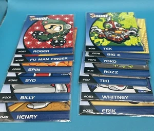2003 Set Of 13 Kids Tech Deck Dude Cosmo Roger Henry Billy Tiki Yoko Fu Man - Picture 1 of 16