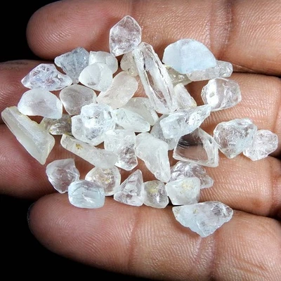 Piedra preciosa cabujón áspera faceta topacio blanco 100 % natural 94,80 cts. lote Foto 1 de 3