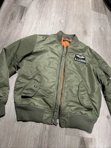 Polo Ralph Lauren MA-1 Military US-RL Patch Bomber Flight Pilot Jacket Small - Bild 1 von 9