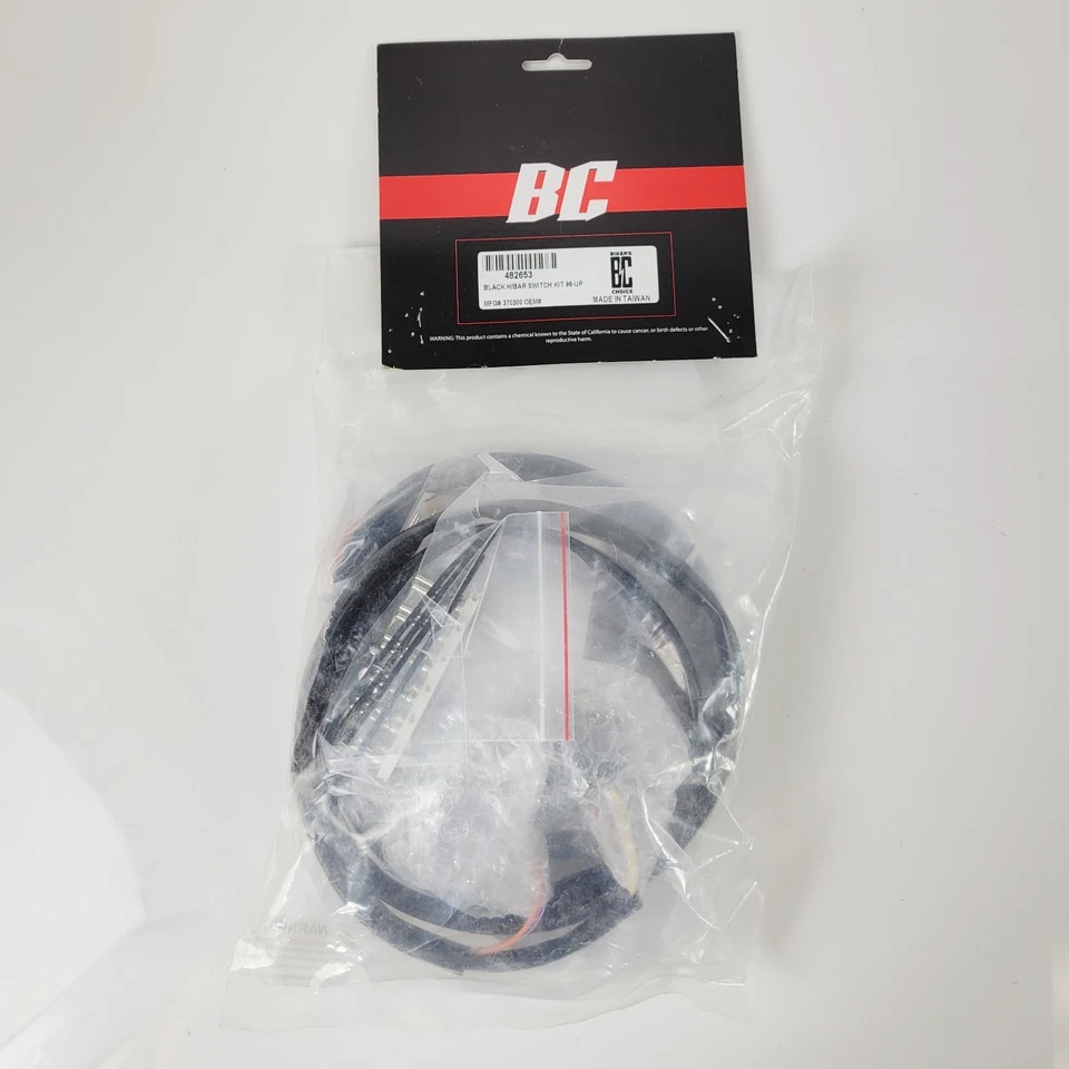 Arnés de cableado de manillar Biker Choice con interruptores negros 16" Ape Harley 96-06 Foto 1 de 4