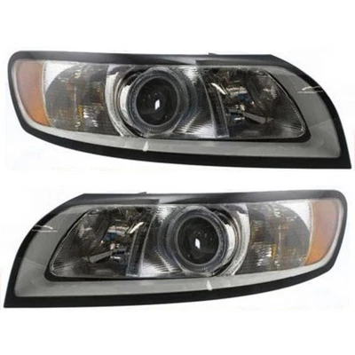 Headlight Set For 08-11 Volvo S40 Left and Right With Bulb 2Pc - Изображение 1 из 4