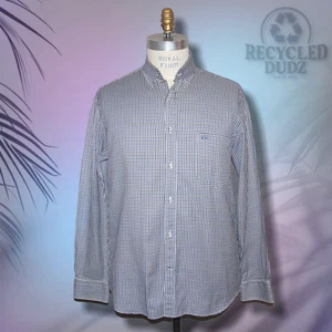 Paul & Shark Yachting Silver Collection Herren 42 Hemd Navy Braun Hahnentritt - Bild 1 von 8