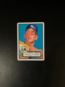 1952 MICKEY MANTLE PORZELLAN ROOKIE CARD # 35519 - Bild 1 von 2
