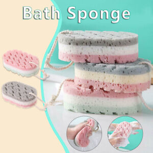 Wash Body Massage Brush Shower Rub Sponge Scrubber Body Brush Sponge Bath Ball