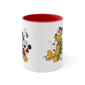 Mickey-Minnie-Pluto Christmas mug - Picture 1 of 9