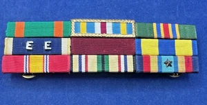 Gulf War Desert Storm 9 Piece Ribbon Bar Set (Navy) RB110 - Picture 1 of 2
