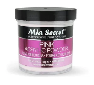 Mia Secret Pink Acrylic Powder 4 oz. ~ Made in USA - Picture 1 of 5