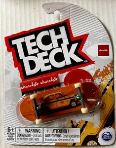 Tech Deck CHOCOLATE Skateboards Ultra RARE ORANGE TAXI Fingerboard #20131392 NEW - Picture 1 of 6