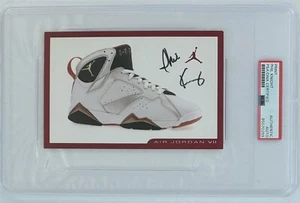 PHIL KNIGHT NIKE SIGNED MICHAEL AIR JORDAN VII 7 SHOE CARD PSA DNA COA AUTOGRAPH - Picture 1 of 3