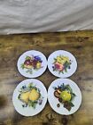 LIMOGES COLLECTION PH DESHOULIERES Small Plate Fruits  4 PC Set