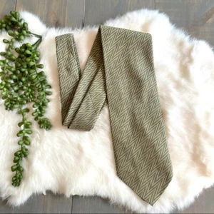 Corbata vintage La Vita de Moda seda Chevron Zig Zag hecha en Italia - Imagen 1 de 8