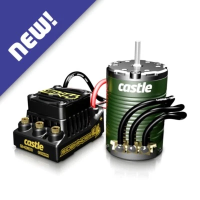 Castle SW4 WP Sensorless Brushless ESC SCT Edition w/ 1410 3800KV Motor Combo - Image 1 of 4