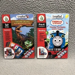 Leap Frog LeapPad K-1st Grade Lot of 2 Reading and Science - Imagen 1 de 17