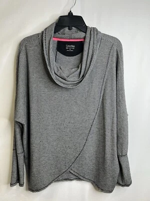 Calvin Klein Performance Black Stripe Athletic Shirt M - Image 1 of 4