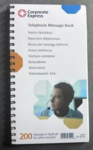 Telephone Message Duplicate Phone Book 200 Sets - Carbonless NCR - Picture 1 of 3