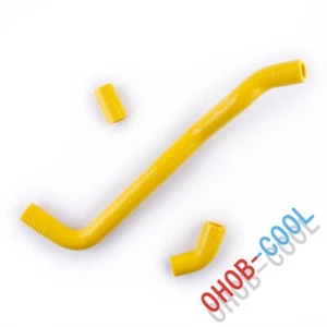 FOR YAMAHA WR250R WR250X 3-PLY COOLANT SILICONE RADIATOR HOSES 2007-2017 YELLOW - Picture 1 of 24