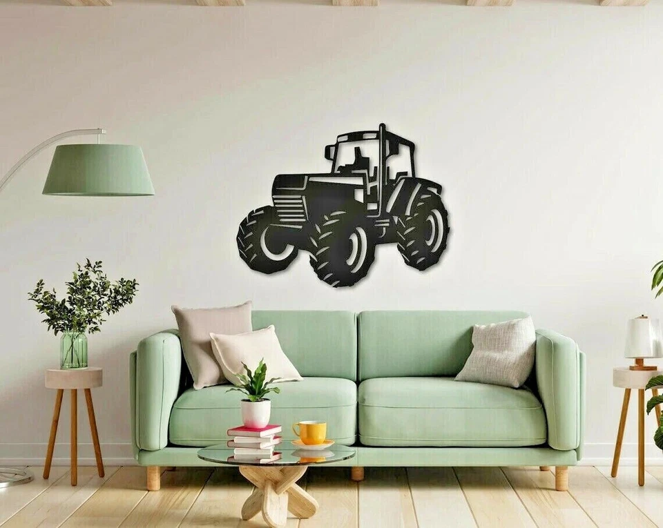 Tractor granja metal pared arte decoración hogar idea regalo cosa hermosa decoración Foto 1 de 4