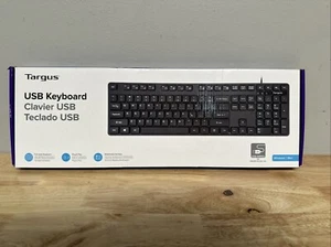 Teclado Targus USB Tamaño Completo - Windows/Mac - Plug & Play - Nueva Caja Abierta - Imagen 1 de 3