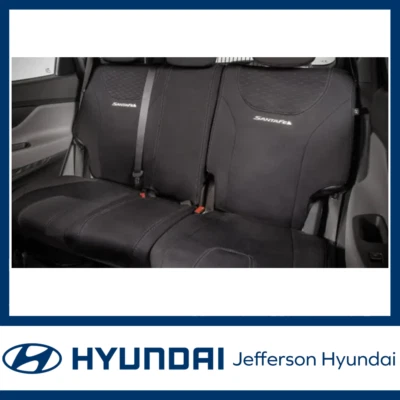 Genuine Hyundai TM Santa Fe Rear Seat Covers Water Resistant Neoprene  - image 1 of 2