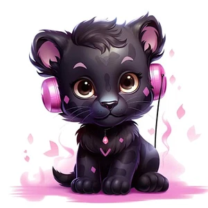 3X Autoaufkleber Sticker Black Panther Girl Aufkleber - Picture 1 of 1