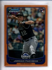 JORDAN PACHECO 2012 BOWMAN CHROME #25 ROOKIE ORANGE REFRACTOR #21/25 AJ3754 - Picture 1 of 1
