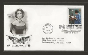 1995 US 32c Mary Chesnut FDC Civil War Cover Scott #2975 - Picture 1 of 2
