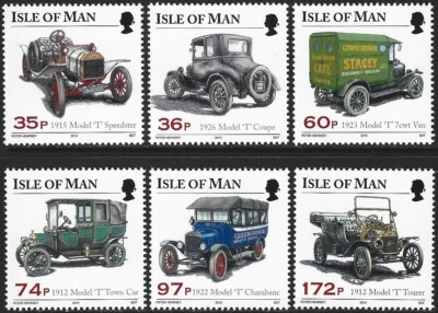 2010 Isle of Man Sg 1597/1602 50th Anniversary of Model Ford T Register MNH - Image 1 of 2