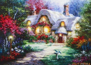 .PUZZLE....BOEHME.... Cottage Pond....1000pc......Sealed. - Picture 1 of 1