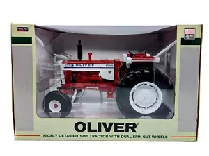 1/16 White Oliver 1955 Highly Detailed With Dual Spin Out Wheels, Red Chase - Picture 1 of 3