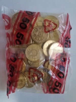 Bag 25 $2 Olympic Games 2016 Rio YELLOW Coloured Two Dollar Coins Sealed BagRARE - image 1 of 2