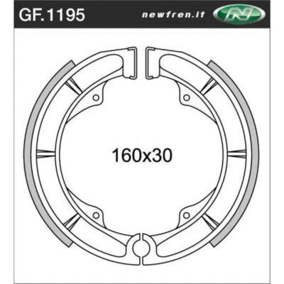 Zapatas de freno traseras aptas para Suzuki GS425 1979 1980 Foto 1 de 2