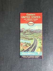 VTG Esso | Eastern United States | Gas Service Station Travel Road Map | 1962 - Picture 1 of 19