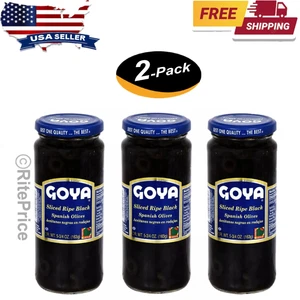 Goya Sliced Ripe Black Spanish olives 5.75 oz. (3 Pack) - New - Free shipping - Picture 1 of 6