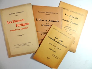 Lot Legislative Elections 1932. Public Finances - Picture 1 of 4