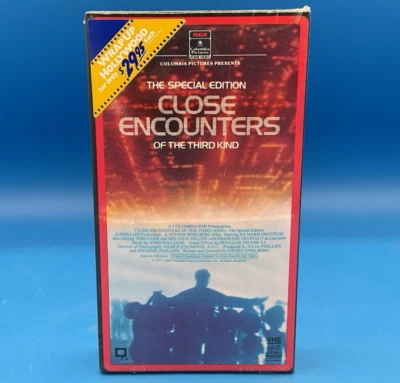 CLOSE ENCOUNTER OF THE THIRD KIND VHS Special Edition Watermarks 1985 NEW SEALED - Image 1 of 4
