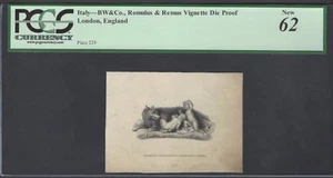 Italy BW&Co. Remlus & Remus Vignette Die Proof Uncirculated  - Picture 1 of 2