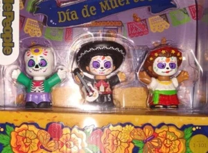 Little People Day Of The Dead Dia De Muertos 3 Piece Collector Set Sealed - Picture 1 of 3