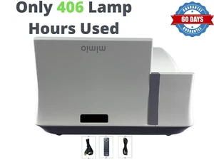 Ultra Short Throw Mimio 280 DLP Interactive Projector 3D HD HDMI 406 Hours Used! - Picture 1 of 9