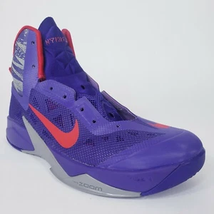 Nike Zoom Hyperfuse 2013 Green Glow Blue Men's 11.5 Shoes 615896-500 No Insoles - Picture 1 of 12