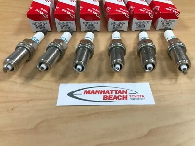 14-15 Toyota Tundra & 14-24 4RUNNER V6 4.0L Spark Plugs Set of 6, 90919-01233 - Image 1 of 2