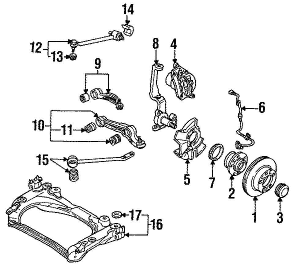 Genuine Mazda Tension Strut H430-34-130 - Image 1 of 1